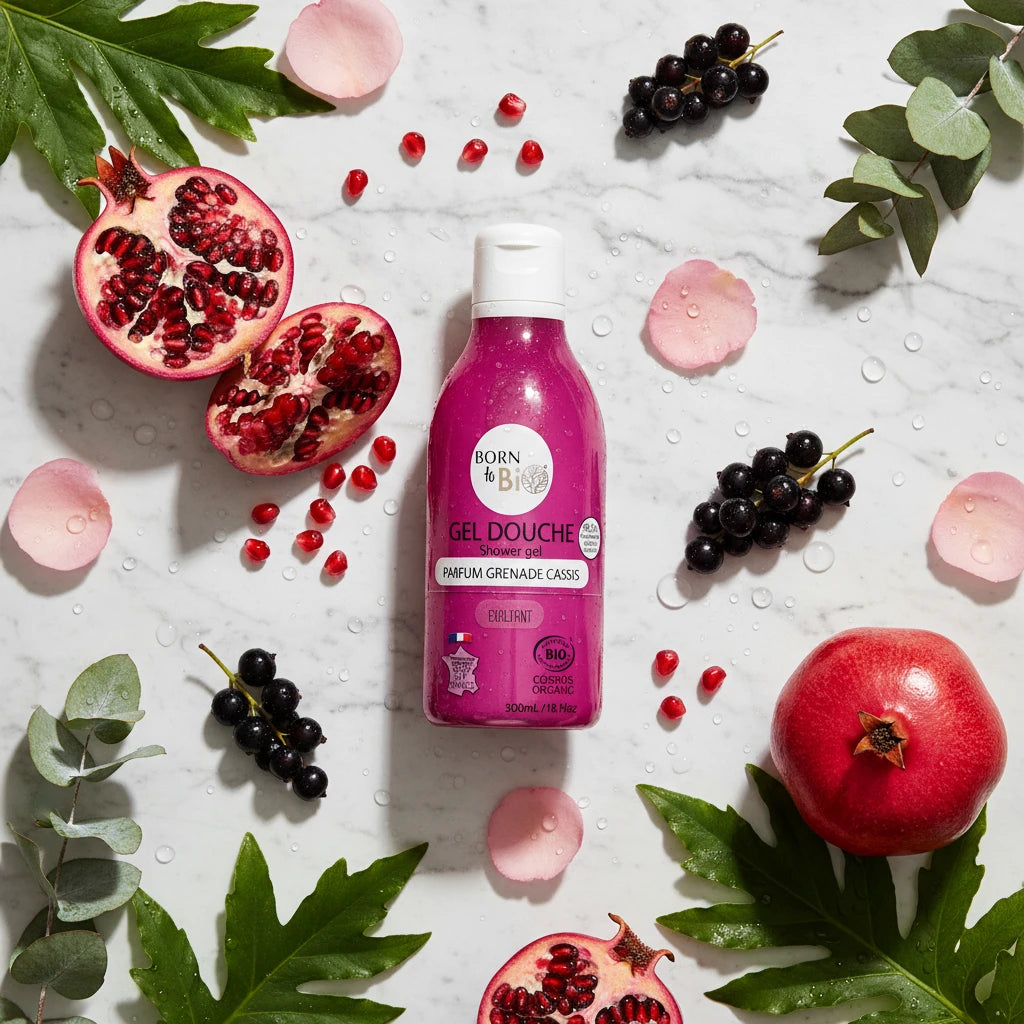 Gel Douche Grenade Cassis - Certifié Bio