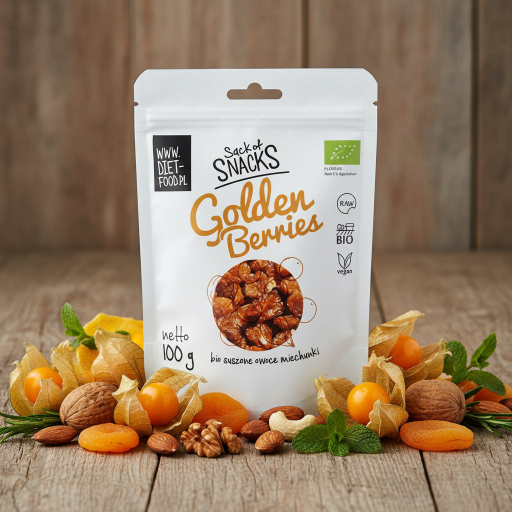 Baies de Physalis Bio séchées (Golden Berries) – 100 g