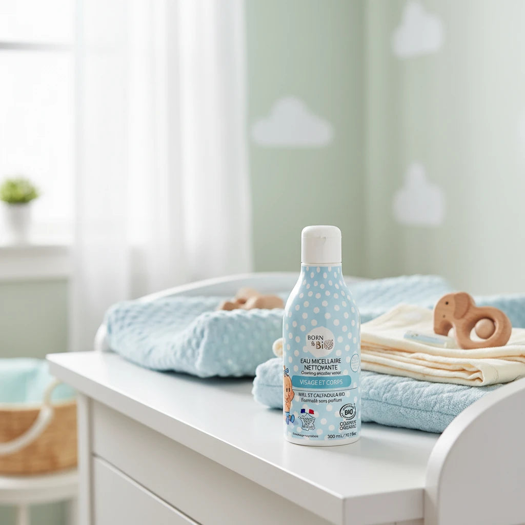 Eau Micellaire Nettoyante pour Bébé - Certifiée bio
