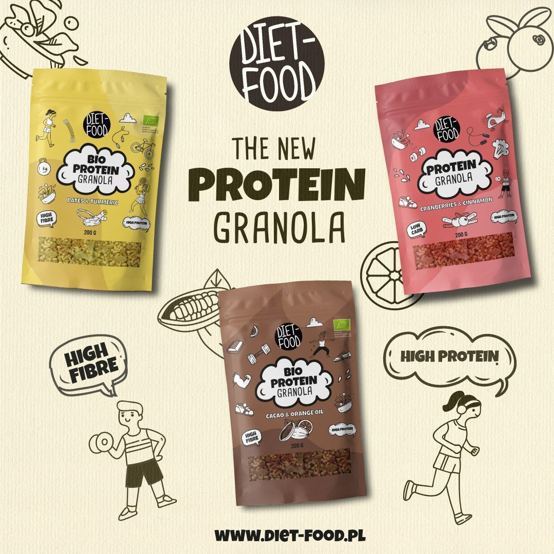 Granola Protéiné Bio Cacao & Orange – 200 g