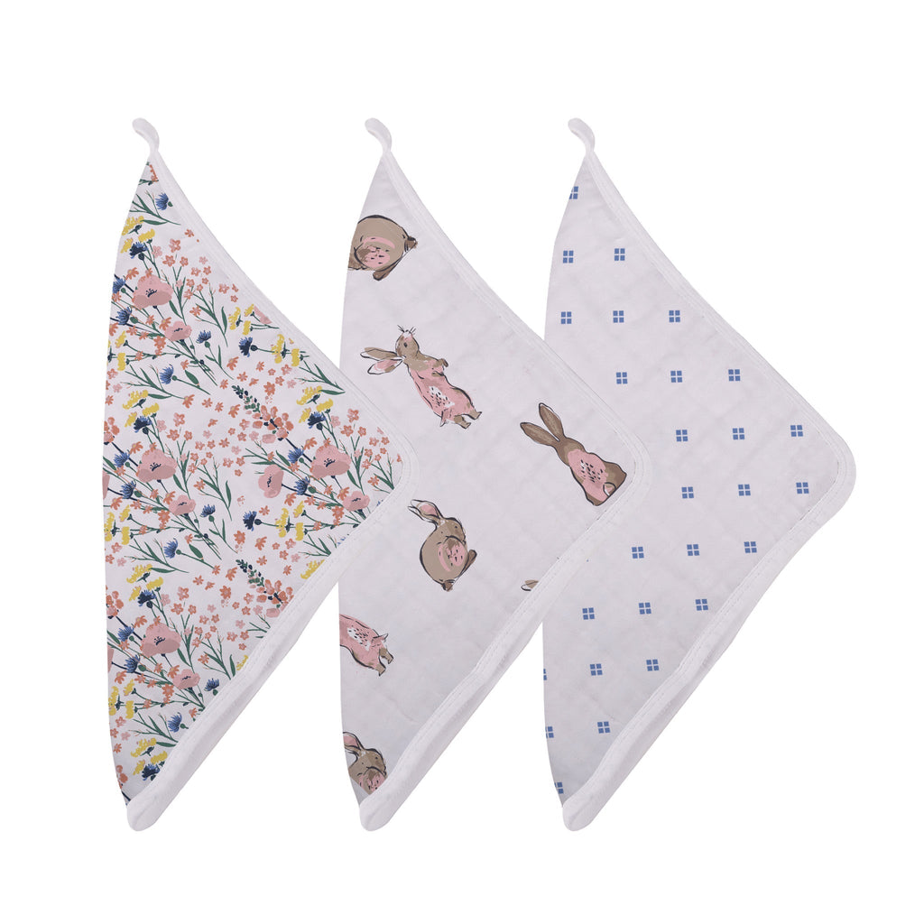 Lot de Lingettes de Toilette en Bambou Naturel🧸🌼