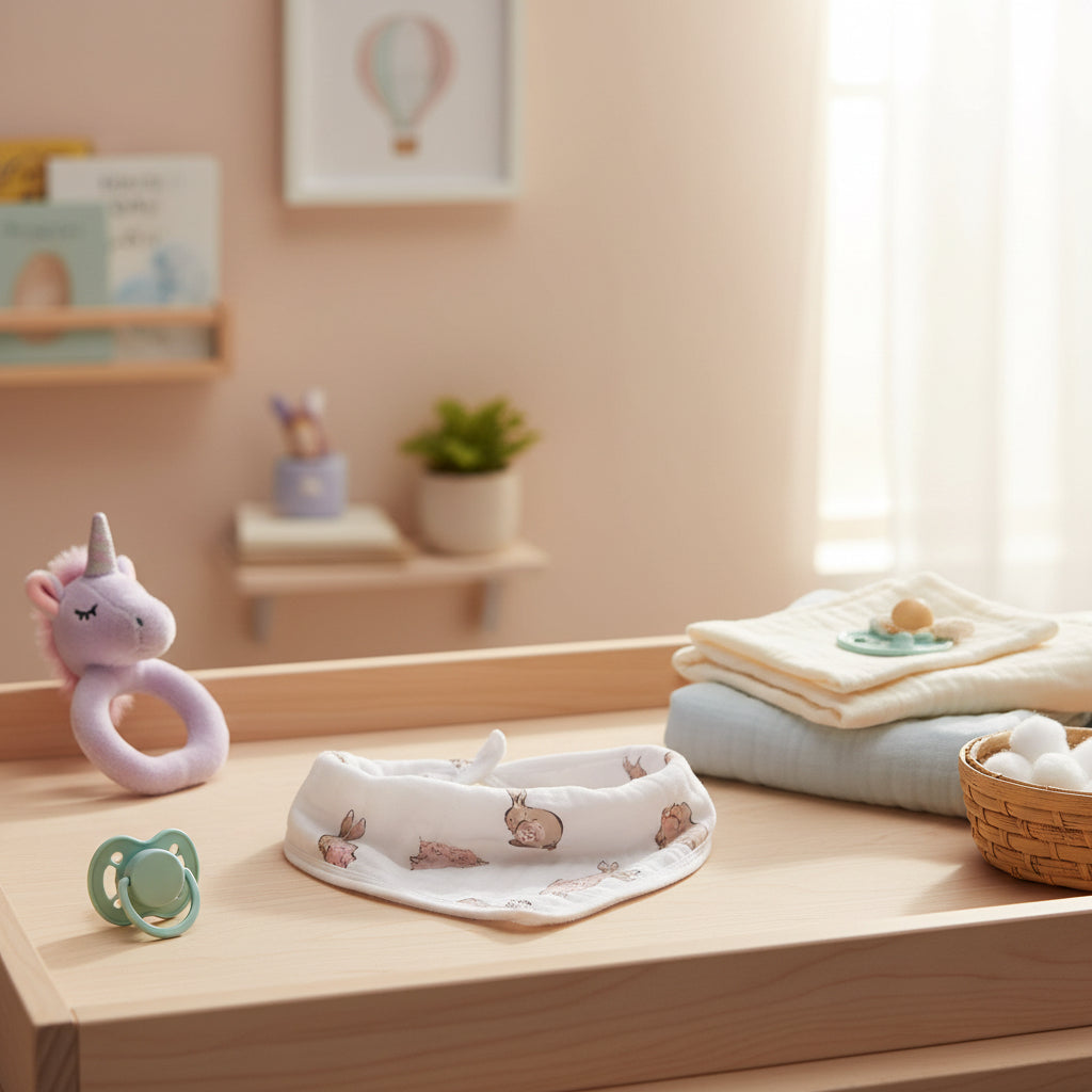 Lot de Lingettes de Toilette en Bambou Naturel🧸🌼